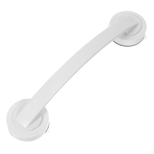 Veemoon Saughaltegriff Badewanne Groß Weiß Sicherer Haltegriff für Senioren Starker Saugnapf Handlauf Rutschfreier Badezimmergriff Stabile Wandbefestigung für Stahlflächen von Veemoon