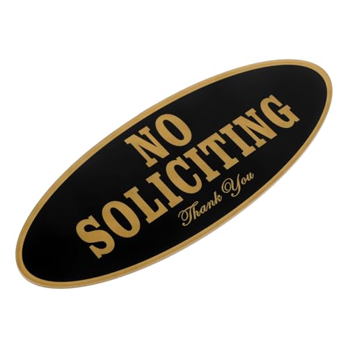 Veemoon Selbstklebendes Acrylic No Soliciting Schild für Haustür oder Fenster Verhindert Werbung für Büro und Wohnung Robustes Material Hohe Sichtbarkeit Einfache Anwendung Veemoon Selbstklebendes Acrylic No Soliciting Schild für Haustür oder Fenster Verhindert Werbung für Büro und Wohnung Robustes Material Hohe Sichtbarkeit Einfache Anwendung von Veemoon