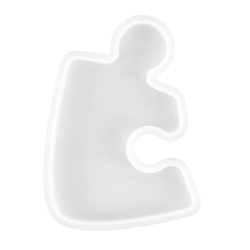 Veemoon Silikon Coaster Mold DIY Untersetzer Form Puzzle design Langlebig Sicher Glatte Oberfläche für Einfache Entformung für Individuelle Cup Mat Bastelprojekte und Dekoration von Veemoon
