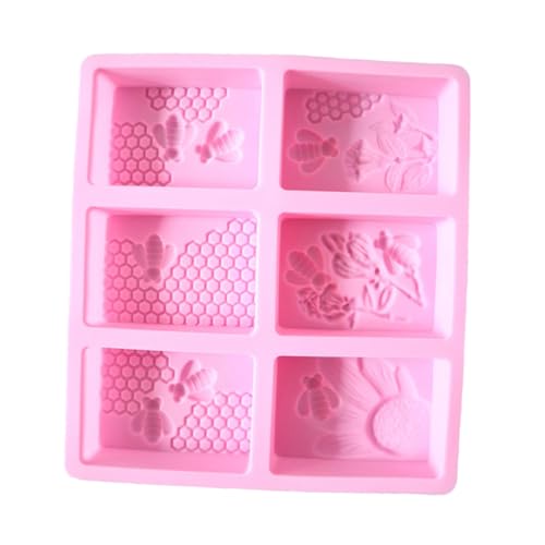 Veemoon Silikonform Honigwabenform DIY Eiswürfelform Handgemachte Seifenform Backform für Kuchen Dessert Schokolade Candy Zufällige Farbe Zufällige Farbe von Veemoon