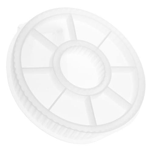 Veemoon Silikonform Tablett mit Rillen Schmucktablett Gießform Flexibel Langlebig DIY Epoxidharz Tray Mold für Kreative Schmuckaufbewahrung von Veemoon