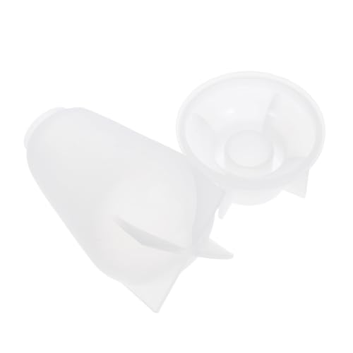 Veemoon Silikonform für Resin Gießen mit Stabilem Sockel Transparente Glühbirnenform für DIY Kerzen Blumen Seifen und Dekorative Harzkunst Vielseitig Einsetzbar für Kreative Bastelprojekte von Veemoon