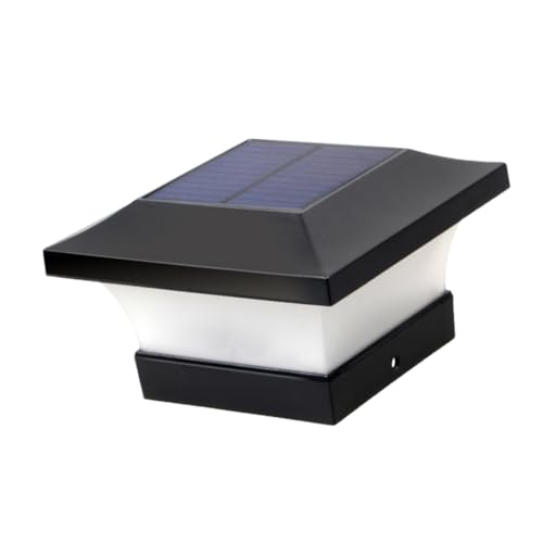 Veemoon Solarbetriebene Gartenlaterne LED Wasserdichte Zaunlampe für Außenbereiche Stilvolle Säulenleuchte für Garten und Patio Farbe Zufällig Zufällige Farbe Veemoon Solarbetriebene Gartenlaterne LED Wasserdichte Zaunlampe für Außenbereiche Stilvolle Säulenleuchte für Garten und Patio Farbe Zufällig Zufällige Farbe von Veemoon