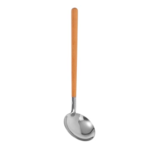 Veemoon Suppenkelle mit Langem Holzgriff Hitzebeständig Vielseitig Einsetzbar Einfach zu Reinigen Küchenutensil für Suppen Saucen von Veemoon
