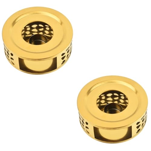 Veemoon Teewärmer & Kaffeewärmer - Goldene Kerzenhalter Für Teekannen Und Kaffeetassen - Eleganter Kerzenständer Für Stilvolle Tee Und Kaffeepausen Teehäuser Und von Veemoon