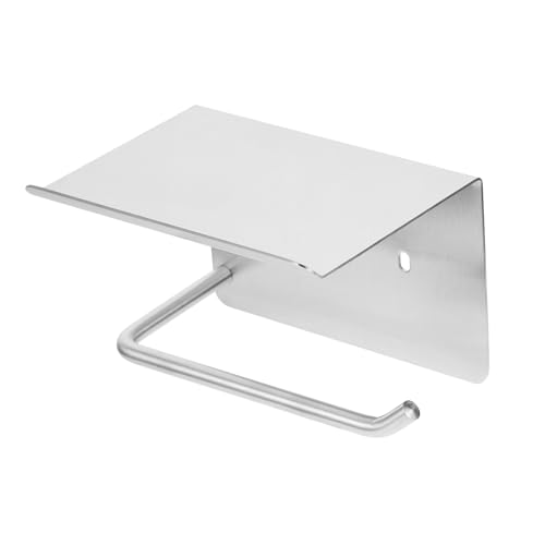 Veemoon Toilettenpapierhalter Edelstahl mit Großer Ablage für Telefon Modernes Design Langlebig Bad Wc Papierrollenhalter Organizer Veemoon Toilettenpapierhalter Edelstahl mit Großer Ablage für Telefon Modernes Design Langlebig Bad Wc Papierrollenhalter Organizer von Veemoon