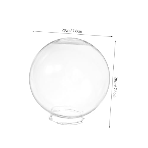 Veemoon Transparente Kugel lampenschirm Abdeckung Wetterfeste für Außenlampen Schützender Lampenschirm für Garten Straßen Haushaltslampen von Veemoon