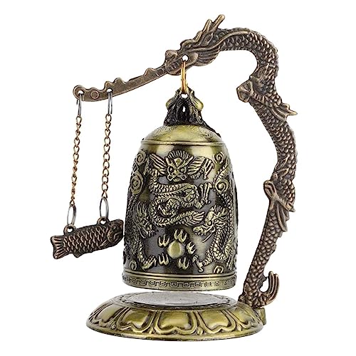 Veemoon Vintage Drachenglocke Ornament Bronze Chinesische Feng Shui Dekoration Tisch Schmuck Kleine Geschnitzte Glocke Fisch Veemoon Vintage Drachenglocke Ornament Bronze Chinesische Feng Shui Dekoration Tisch Schmuck Kleine Geschnitzte Glocke Fisch von Veemoon
