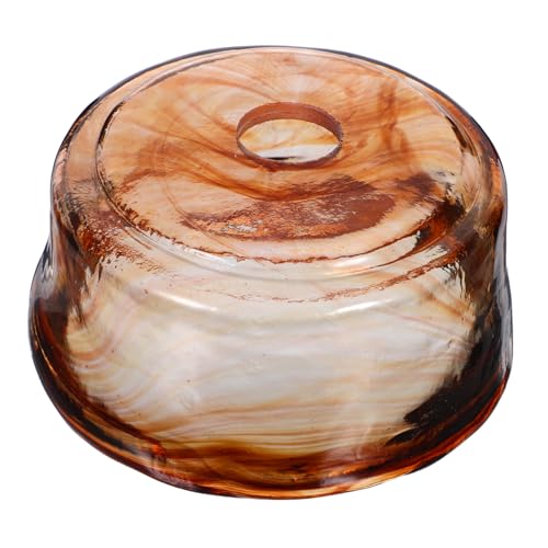 Veemoon Vintage Glas Lampenschirm Retro Pendelleuchte Lampenabdeckung Lochdurchmesser Für Nachttisch Warmes Licht Wohnzimmer Bar von Veemoon