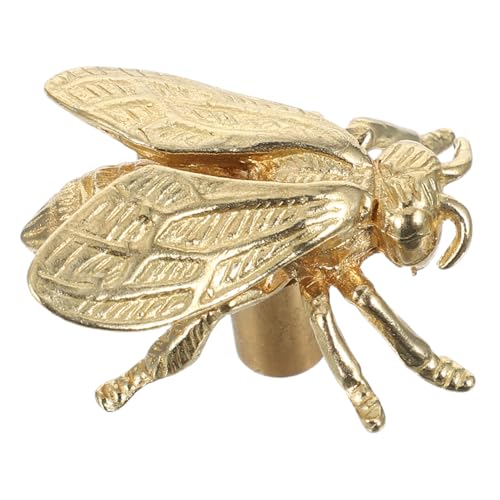 Veemoon Vintage Messing Türgriffe Bienenförmige Schrankgriffe aus Metall Ergonomische Möbelknöpfe für Kommoden und Kleiderschränke Langlebige und Stilvolle Ziehgriffe aus Messing Veemoon Vintage Messing Türgriffe Bienenförmige Schrankgriffe aus Metall Ergonomische Möbelknöpfe für Kommoden und Kleiderschränke Langlebige und Stilvolle Ziehgriffe aus Messing von Veemoon