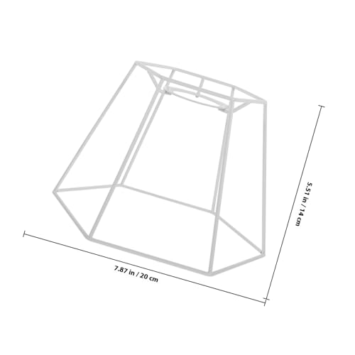 Veemoon Vintage Metall Lampenschirm Käfig Lampenhalterung Metall Draht Lampenschutz DIY Lampenschirmrahmen für Pendelleuchte und Tischlampe Langlebig Formstabil von Veemoon