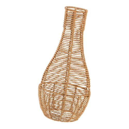 Veemoon Vintage Retro Deckenlampe Hängelampe Geflochtener Lampenschirm Rustikale Wohnraumbeleuchtung Schlafzimmer Wohnzimmer Bar Küche von Veemoon