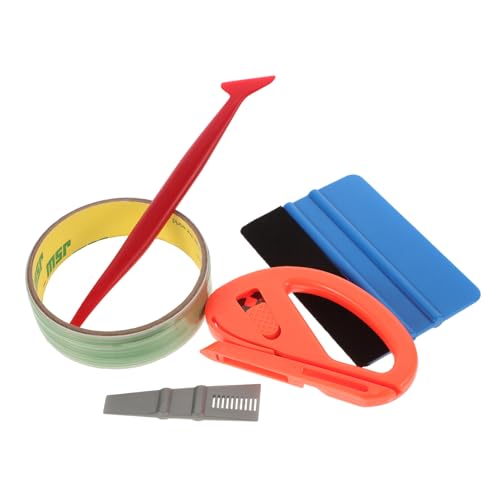 Veemoon Vinyl Wrap Cutter Kit Hochleistungs Klebeband Set für Fahrzeugverkleidung Fensterfolie Auto Tuning und Mehr Squeegee und Schaber Werkzeug von Veemoon