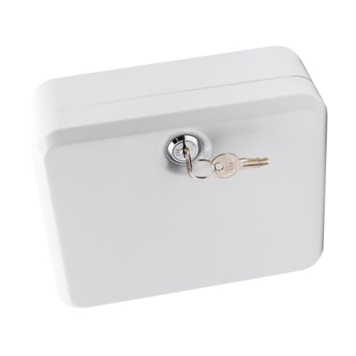 Veemoon Wandmontierter Schlüsselschrank mit Fächern Robuster Schlüsselkasten aus Stahl mit Abschließbarem Sicherheitsschloss für Schlüsselorganisation zu Hause Büro Veemoon Wandmontierter Schlüsselschrank mit Fächern Robuster Schlüsselkasten aus Stahl mit Abschließbarem Sicherheitsschloss für Schlüsselorganisation zu Hause Büro von Veemoon