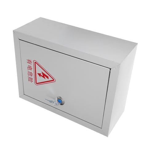 Veemoon Wasserdichte Verteilerbox Metall Elektrobox Außenbereich Schutzbox für Stromkreisanschluss Wetterfeste Verteilerdose Einfache Montage Sichere Kabelverbindung von Veemoon