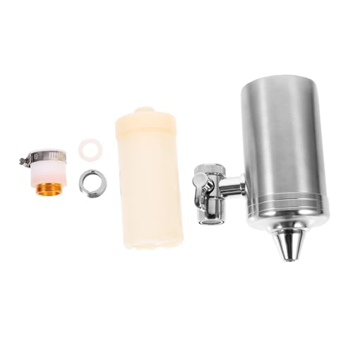 Veemoon Wasserfilter Wasserhahn aus Edelstahl Silber Langlebiger Wasserhahnfilter für Sauberes Trinkwasser Einfache Installation für Küche Büro Hotel und Zuhause Veemoon Wasserfilter Wasserhahn aus Edelstahl Silber Langlebiger Wasserhahnfilter für Sauberes Trinkwasser Einfache Installation für Küche Büro Hotel und Zuhause von Veemoon