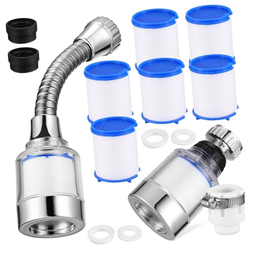 Veemoon Wasserfilter mit Filter Kartuschen Drehbarer Wasserhahnfilter Kurzbrause Sprühkopf für Küche Bad Spülbecken Wassersparend und Einfach zu Ersetzen Veemoon Wasserfilter mit Filter Kartuschen Drehbarer Wasserhahnfilter Kurzbrause Sprühkopf für Küche Bad Spülbecken Wassersparend und Einfach zu Ersetzen von Veemoon