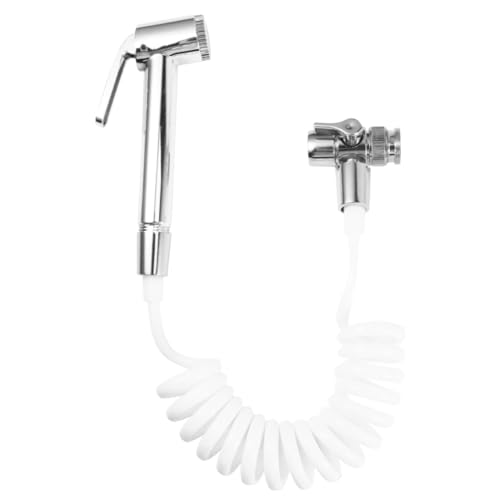 Veemoon Wasserhahn Verlängerung Duschkopf mit Flexiblem Schlauch Wassersparender Abs Außendusche Aufsatz für Waschbecken Passend Verstellbar für Haare Waschen und Badgebrauch von Veemoon