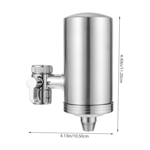 Veemoon Wasserhahnfilter aus Edelstahl Wasserreiniger für Küche und Bad Installieren Langlebig Fein Verarbeitet für Zuhause Büro Hotel Geschenk Geeignet Veemoon Wasserhahnfilter aus Edelstahl Wasserreiniger für Küche und Bad Installieren Langlebig Fein Verarbeitet für Zuhause Büro Hotel Geschenk Geeignet von Veemoon