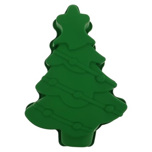 Veemoon Weihnachten Silikon Backform, Weihnachtsbaum-kuchenform 3D-DIY-kuchenform Weihnachtliche Dessertform Backform Die Küche Zuhause Werkzeuge für Urlaub Backen Muffin Fondant Schokolade von Veemoon