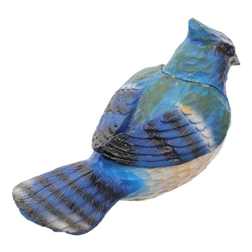 Veemoon Wetterfeste Fake Vogel Schlüsselbox für Außenbereich Dekorativer Schlüsselversteck Gartenaufbewahrung Versteckte Schlüsselbox mit Realistischem Design für Zuhause und Garten von Veemoon