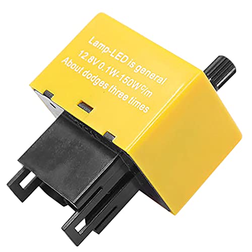 Veenewy 8 Pin 81980-50030 Geschwindigkeit verstellbar elektronisch LED Blinker Relais Fix für LED-Blinker Leuchtmittel von Veenewy