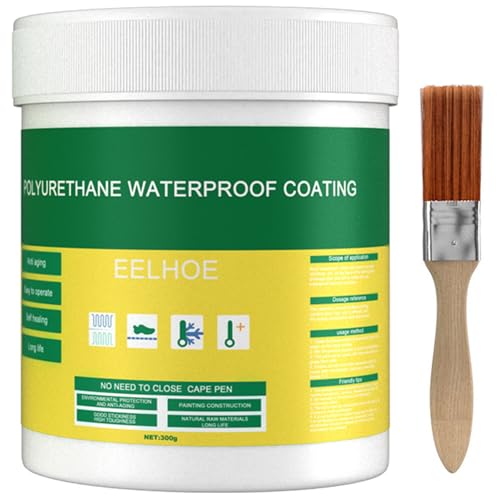 1Set wasserdichte Beschichtung 3,5 Unzen Flüssigkeit transparentes Leckreparatur wasserdichtes Dichtmittel mit Pinsel einfach zu verwendendem Wasserdetermager Kleber Polyurethan Dichtmittel für 1Set wasserdichte Beschichtung 3,5 Unzen Flüssigkeit transparentes Leckreparatur wasserdichtes Dichtmittel mit Pinsel einfach zu verwendendem Wasserdetermager Kleber Polyurethan Dichtmittel für von Veesper