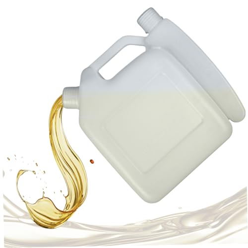 2 -Takt -Mischflasche 4 l Kraftstoff Tank großer Kapazität 25: 1 40: 1 50: 20: Robustes Öl und Gasmessungsbehälter Gallonengas CAN für Kettensägen -Trimmer -Cutter Strimmer von Veesper