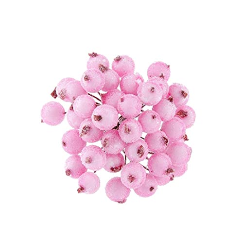 200 PCs Künstliche Weihnachtsbeeren Schaumbeeren für Weihnachtsbaumdekorationen Kranz Handwerk verwenden Hochzeitsfeier Gunst (Pink), künstliche Beeren, Schaumbeeren, Weihnachtsbeeren, Beerendekorati von Veesper