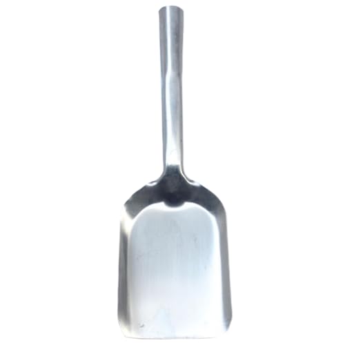 Ascheschaufel 15, 4 Zoll Edelstahl Heavy Duty Flat Coal Shovel mit langem Griff Mehrzweckschaufel für BBQ Grill Kamin Gartenarbeit und Nutzung im Freien von Veesper