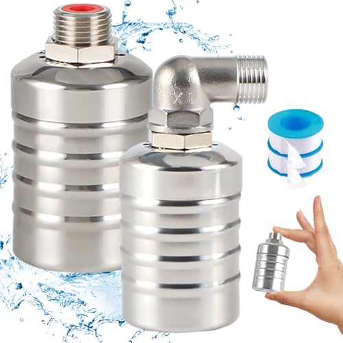 Automatisches Wasserspiegel -Steuerventil 2pcs 1/2 Zoll Edelstahl Float Ventil Nahrungsmittelqualität Float Switch Wassertankfüller für Viehgeflügelgarten Automatisches Wasserspiegel -Steuerventil 2pcs 1/2 Zoll Edelstahl Float Ventil Nahrungsmittelqualität Float Switch Wassertankfüller für Viehgeflügelgarten von Veesper