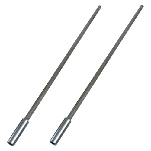 Bohrverlängerung Bithalter 2pcs Kohlenstoffstahl 1/4 Zoll Hex Shank Magnet Bit Extension 300 mm/12 -Zoll von Veesper