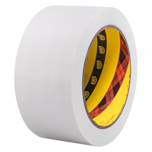 Hochleistungsklebeband 2 Zoll x 82 ft weißes Klebeband, beschreibbar und reißbar ohne Rückstand wasserdicht für DIY -Reparaturen im Innenbereich im Freien, Versiegelung von Veesper