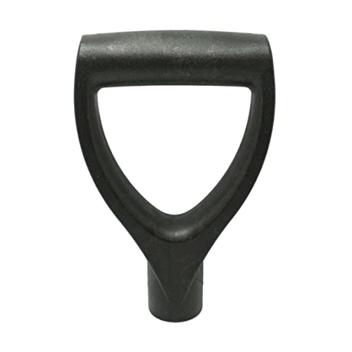 Spatengriff für Gartenwerkzeuge, D-förmiger Plastikgabelgriff, ergonomischer Griffersatz für das Graben von Gabel, Rake & Spade, Schwarz von Veesper