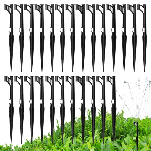Veesper 25pcs Tropfbewässerungsstufe 13 Zoll Schlauchschlauch halten Plastikbewässerungsteile für Garten -Gewächshausblumen Pflanzen Tropflinie und Bewässerungssystem von Veesper