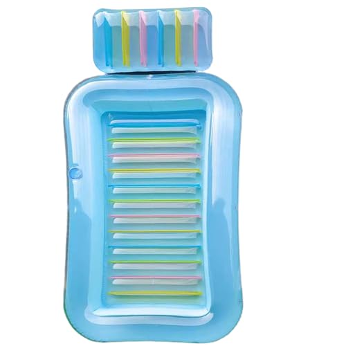 Veesper 69 "x 43" x 8 "PVC PVC aufblasbares Bräunungsbadbett mit Kissen- und Getränkehalter, tragbare Blow-up-Sonne für Strand, Sonnenbad und Entspannung am Pool Veesper 69 "x 43" x 8 "PVC PVC aufblasbares Bräunungsbadbett mit Kissen- und Getränkehalter, tragbare Blow-up-Sonne für Strand, Sonnenbad und Entspannung am Pool von Veesper