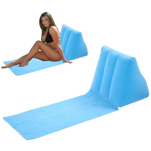 Veesper Beach Lounge Stuhl aufblasbare Lounger mit Luftbeutelunterstützung tragbarer Liegestuhlmatte für Sonnenbaden Camping Reisen einfache Falten im Freien Strand Veesper Beach Lounge Stuhl aufblasbare Lounger mit Luftbeutelunterstützung tragbarer Liegestuhlmatte für Sonnenbaden Camping Reisen einfache Falten im Freien Strand von Veesper