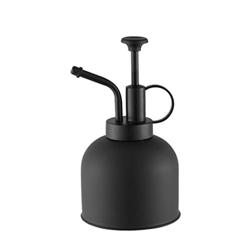 Veesper Bewässerung Sprühflasche Mini Vintage Handpflanze Spritzer Pflanze Sprühflasche Garten Sprühflaschen Bewässerung mit oberer Pumpe für Innenfensterblattorchideen Schwarz schwarz von Veesper