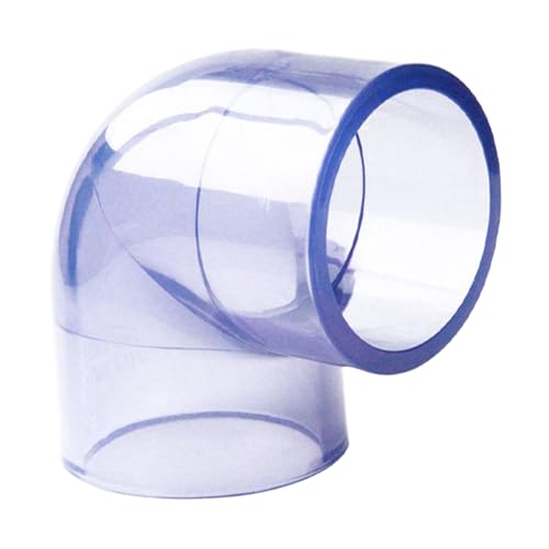 Veesper Clear PVC Rohr Elbow 2 Zoll 90 Grad Ellbogenanschluss, 2-Wege transparente PVC Veesper Clear PVC Rohr Elbow 2 Zoll 90 Grad Ellbogenanschluss, 2-Wege transparente PVC von Veesper