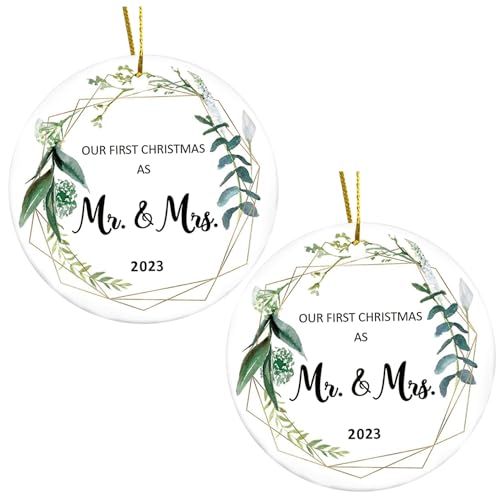 Veesper Hochzeits Weihnachtsdekorationen, 3 Zoll doppelseitig rustikaler Weihnachtsbaum-Dekorationen Weihnachten Kugeln Holz hängen rund Mr und Frau Geschenke für Hochzeitsgeschenke Stil 1 Veesper Hochzeits Weihnachtsdekorationen, 3 Zoll doppelseitig rustikaler Weihnachtsbaum-Dekorationen Weihnachten Kugeln Holz hängen rund Mr und Frau Geschenke für Hochzeitsgeschenke Stil 1 von Veesper