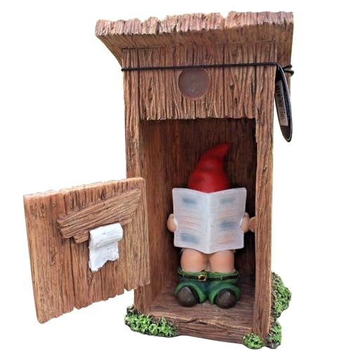 Veesper Lustige Zwerge für den Außenbereich Gartenzwerge unangemessene freche Zwergstatue aus Kunstharz Zeitung lesend in der Toilette lustige Zwerg-Schreibtisch-Ornamente Veesper Lustige Zwerge für den Außenbereich Gartenzwerge unangemessene freche Zwergstatue aus Kunstharz Zeitung lesend in der Toilette lustige Zwerg-Schreibtisch-Ornamente von Veesper