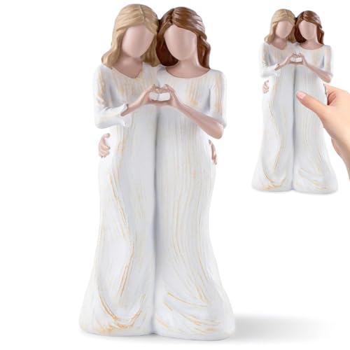 Veesper Muttertochter Figuren, 7,9x3,5x3,2 Zoll Harz umarmt Mutter und Tochter Figur, bedeutungsvolle Familienmomente Mutter und Tochter Mutter Tochter Geschenk für Heim Wohnzimmer Dekor Veesper Muttertochter Figuren, 7,9x3,5x3,2 Zoll Harz umarmt Mutter und Tochter Figur, bedeutungsvolle Familienmomente Mutter und Tochter Mutter Tochter Geschenk für Heim Wohnzimmer Dekor von Veesper