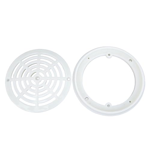 Veesper Poolabflussabdeckung 8 Zoll abtrennbarer Kunststoffersatz -Abflussabdeckung für Inground Swimming Pools Spa Sicherheitspool Deck Zubehör von Veesper