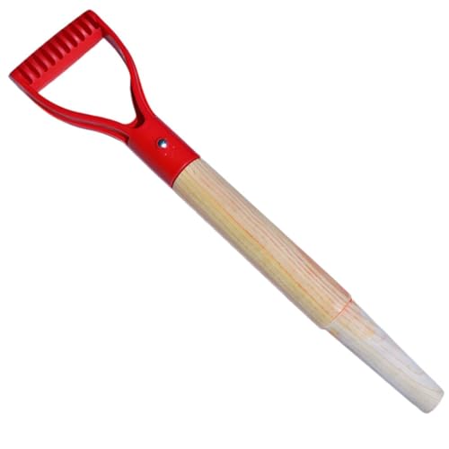 Veesper Schaufelgriff Austausch 18 -Zoll -Holzgriff mit technischer Plastikgriff Universal Rake Spaten zum Graben von Gartencampinganbietern Werkzeuge Reparieren Sie Zubehör Reparieren Sie Zubehör von Veesper