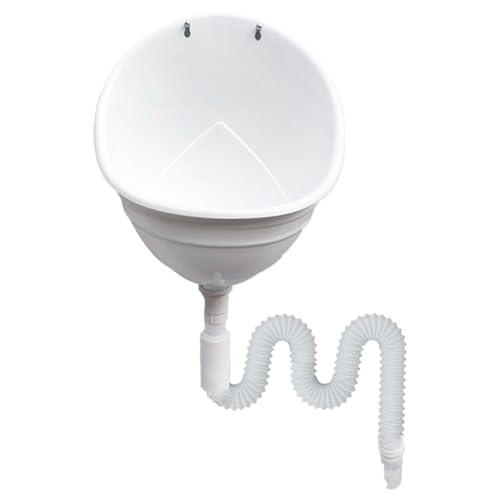 Wasserloses Urinal mit Schlauchwand montiertes plastisches Urinal Spitzer Urin -Dauer mit tiefen Rillen Urinalen für Kleinkinder Jungen Männer Badezimmer im Freien Gebrauch von Veesper