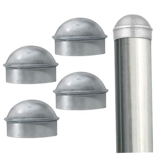 Zaunpostkappen 4 Packroundkettenkettenverbindungs Zaun Postkappen 2-3/8 Zoll DIA..Robustes Aluminiumdeck für Teile im Freien und Kettenverbindungszubehör Zaunpostkappen 4 Packroundkettenkettenverbindungs Zaun Postkappen 2-3/8 Zoll DIA..Robustes Aluminiumdeck für Teile im Freien und Kettenverbindungszubehör von Veesper