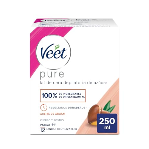 VEET NATURAL CERA DEPILATORIA CON BASE AZUCAR 250ML von Veet