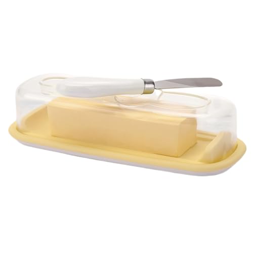 Butterbehälter,Butterdose Für Kühlschrank - Mit Messereinsatz Klare Frischhaltende Käseaufbewahrung Für Küche Haushalt Kühlschrank Butterbehälter,Butterdose Für Kühlschrank - Mit Messereinsatz Klare Frischhaltende Käseaufbewahrung Für Küche Haushalt Kühlschrank von Veeteah
