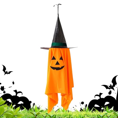 Halloween Baum Deko | Schwarzhut Kürbis Baumdekoration - Halloween-Spruch Deko Für Garten Terrasse Wohnung Eingangsbereich Vorgarten Haus Halloween Baum Deko | Schwarzhut Kürbis Baumdekoration - Halloween-Spruch Deko Für Garten Terrasse Wohnung Eingangsbereich Vorgarten Haus von Veeteah