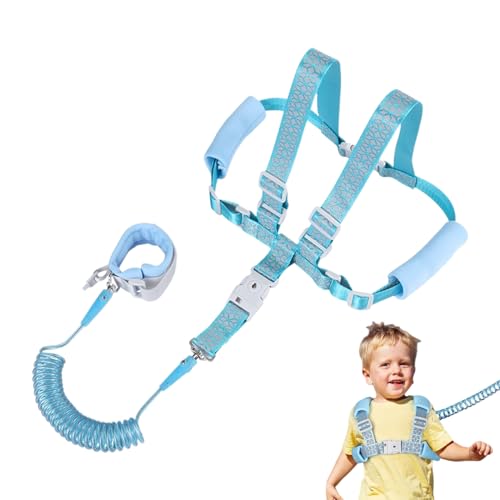 Kinder Geschirr - Baby Sicherheitsleine,Verstellbarer Reflektierender Verlaufschutz Armschlaufen-Verschluss Kinder Unterwegs Gehsicherheit Kontrolle Aussenbereich von Veeteah